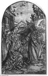 Christ Taking Leave Of His Mother — Jakob Kornelisz Van Ostane
