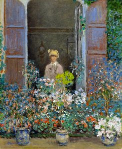 Camille Monet Beim Fenster — Claude Monet
