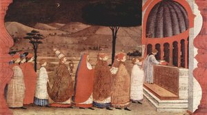 Processione Dei Riordinati In Una Chiesa — Paolo Uccello