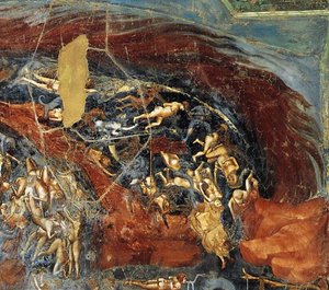 Last Judgment (detail 13) (cappella Scrovegni (arena Chapel), Padua) — Giotto Di Bondone