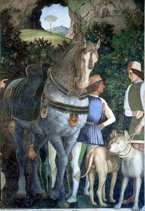 Ducalpalace - Suite Of Cardinal Francesco (detail) — Andrea Mantegna