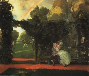 The Laughed Kiss — Konstantin Andreevic Somov