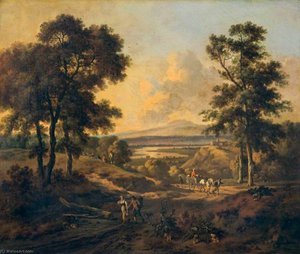 Landscape With Figures — Jan Jansz Wijnants