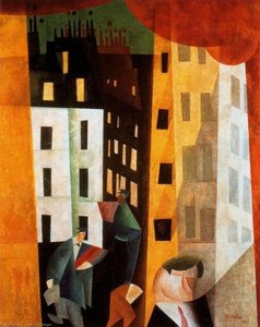 Architecture Ii (man Of Potin) — Lyonel Feininger