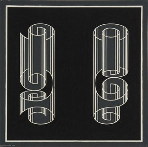 Final Study For Void On Black — Josef Albers