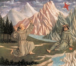 The Stigmatization Of St Francis (predella 1) — Domenico Veneziano