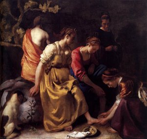 Diana Y Sus Ninfeas — Johannes Vermeer