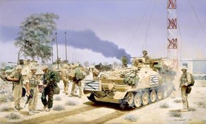 Hq Squadron, 1st The Queen's Dragoon Guards, Umm Qasr Park, Iraq, 2003 — David John Rowlands