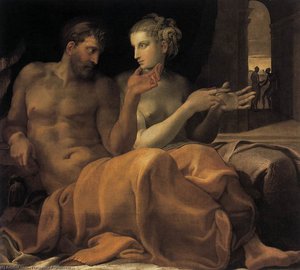 Ulysses And Penelope — Francesco Primaticcio