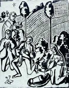 The Adoration Of The Shepherds — إميل برنار