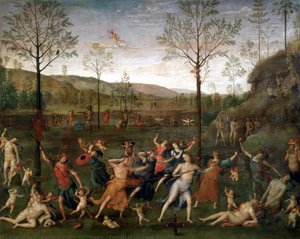 Combat Of Love And Chastity — Vannucci Pietro (le Perugin)