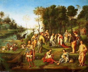 Garden Of The Peaceful Arts — Lorenzo Costa (the Elder)