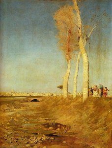 Poplars — Giuseppe De Nittis
