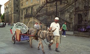 Jean Grenapin In The Obradoiro Square — Emilio Lavandeira Fernández