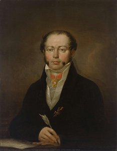 Portrait Of Professor Josef Frank (1771–1842). Ca. 1819 — Jonas Rustemas