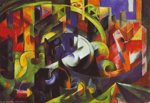 Obraz S Kravami — Franz Marc