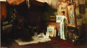 Fair Critics — Charles Courtney Curran