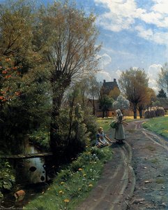 By The River, Brondbyvester — Peder Mørk Mønsted