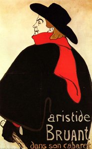Aristide Bruant In His Cabaret — Henri De Toulouse-lautrec