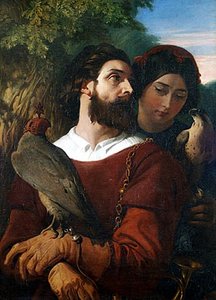 The Falconer — Daniel Maclise