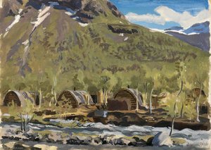 A German Camp In Kitdal — Stephen Bone