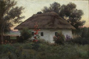 Landscape With A Hut In Ukraine — Efim Efimovich Volkov