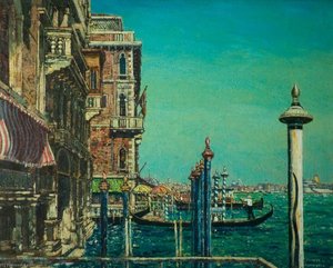 Landing Stage, Venice — Claude Muncaster
