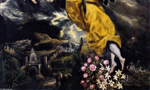 La Virgen De La Inmaculada Concepción (detalle) — El Greco