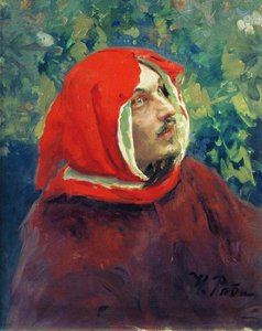 Portrait Of Dante. Study — Ilya Yefimovich Repin