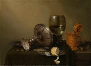 Still Life With A Gilded Beer Tankard, Willem Claesz Heda, 1634 — Willem Claesz Heda