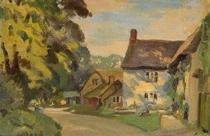 Cottages At Sulgrave, Northamptonshire — George Herbert Buckingham