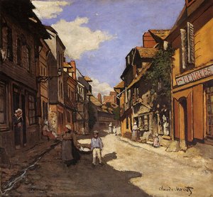 La Rue Bavolle Honfleur 2 — Claude Monet