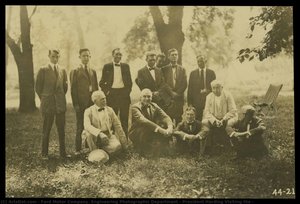 President Harding Visiting The — Ford Motor Company. Engineering Photographic Department