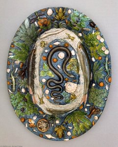 Foot-bowl In Rustic Style — Bernard Palissy