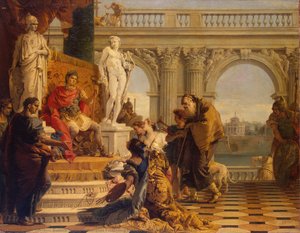 Maecenas Presenting The Liberal Arts To Emperor Augustus — ジャン・バッティスタ・ティエポロ