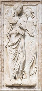 Angels Playing A Viola — Agostino Di Duccio