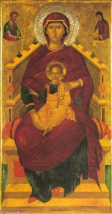 The Mother Of God Enthroned — Andreas Ritzos