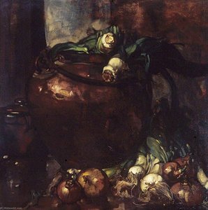 Leeks — Frank Brangwyn