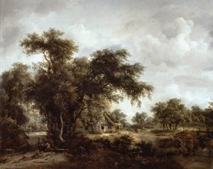 Farm In The Woods — Meyndert Hobbema