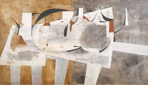 August 1956 (val D'orcia) — Ben Nicholson Om