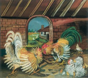 Cockfight — Antonio Laccabue