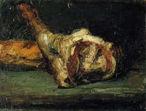 Das Brot Und Das Schafshacken — Paul Cézanne