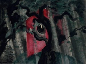 Dancing Trees At Night — Oscar Bluemner