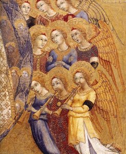 Assumption Of The Virgin (detail) — Sano Di Pietro