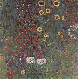 Jardin Paysager Aux Tournesols — Gustave Klimt