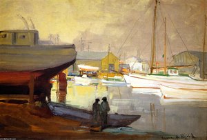 San Pedro Harbor — Franz Bischoff