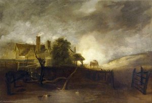 The Lime Kiln — John Crome