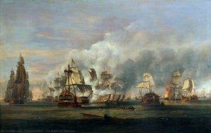 The Battle Of Trafalgar - — Thomas Luny