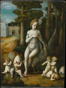 Leda And The Swan — Il Bacchiacca