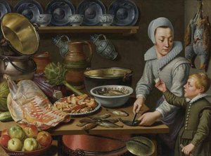 Kitchen Scene — Floris Van Schooten